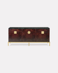 Paolo Rizzatto Zuan Mahogany Wood Dining Cabinet