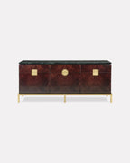 Paolo Rizzatto Zuan Mahogany Wood Dining Cabinet