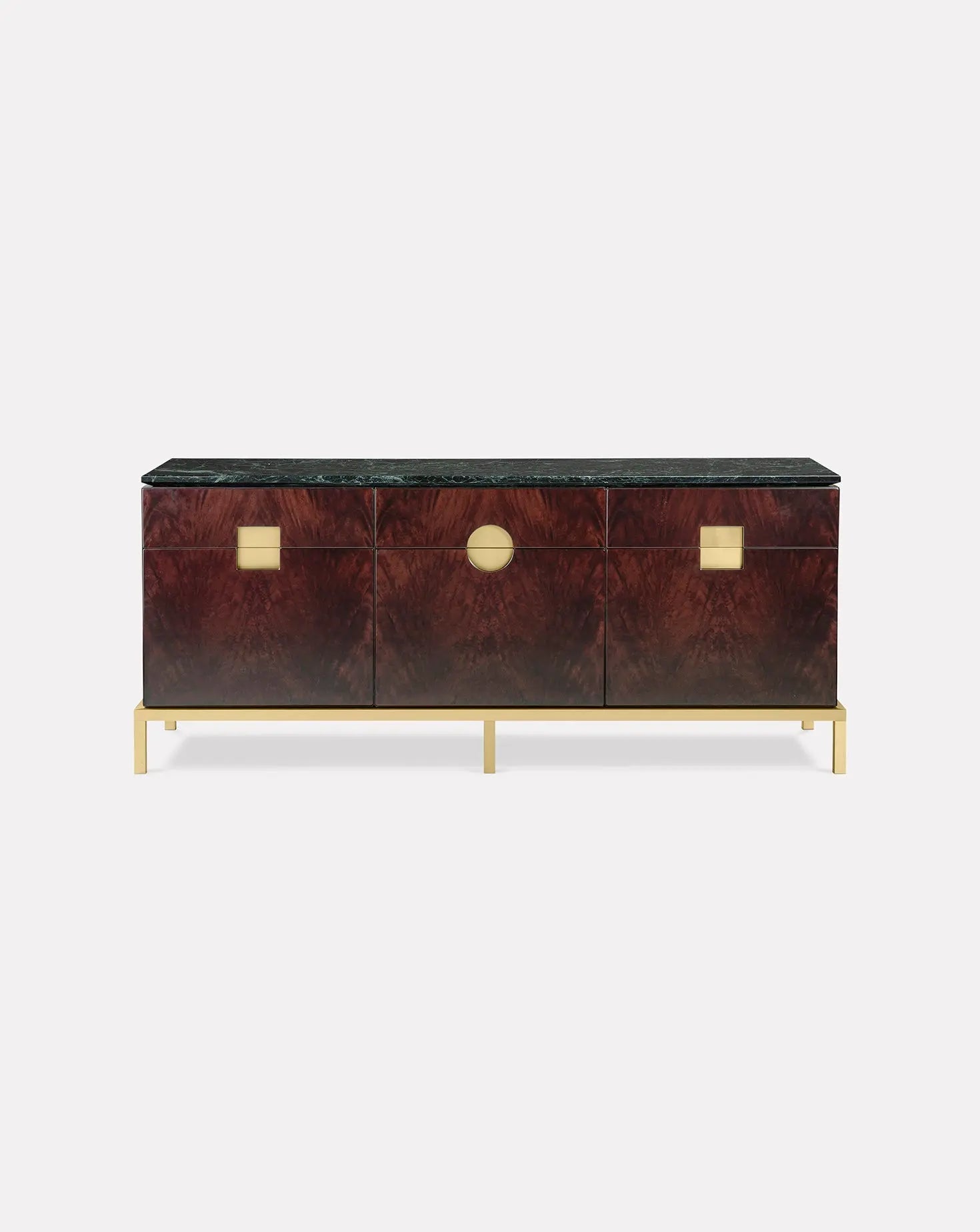 Paolo Rizzatto Zuan Mahogany Wood Dining Cabinet