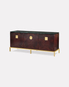Paolo Rizzatto Zuan Mahogany Wood Dining Cabinet