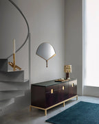 Paolo Rizzatto Zuan Mahogany Wood Dining Cabinet