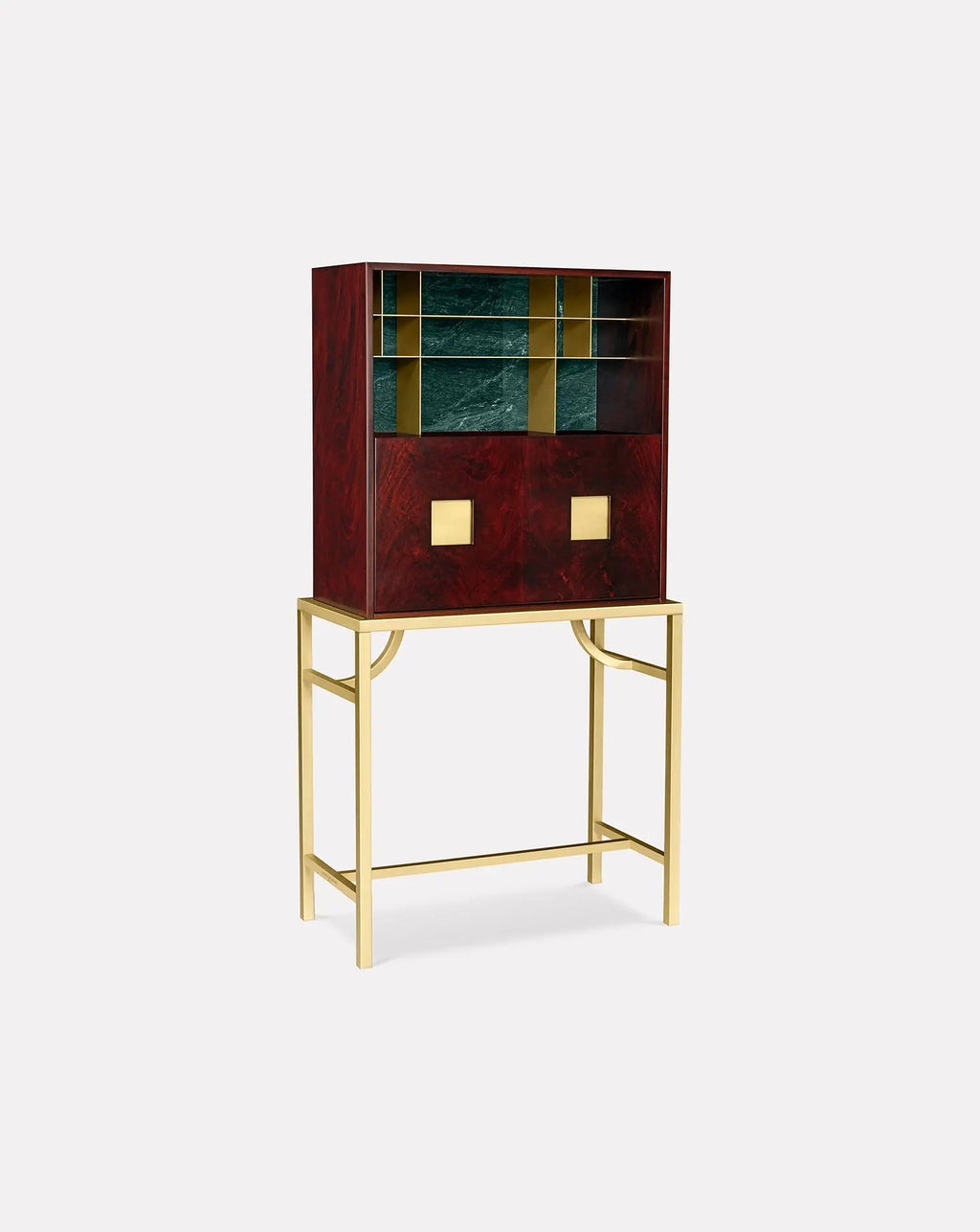Paolo Rizzatto Zuan Mahogany Wood Large Cabinet