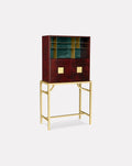 Paolo Rizzatto Zuan Mahogany Wood Large Cabinet