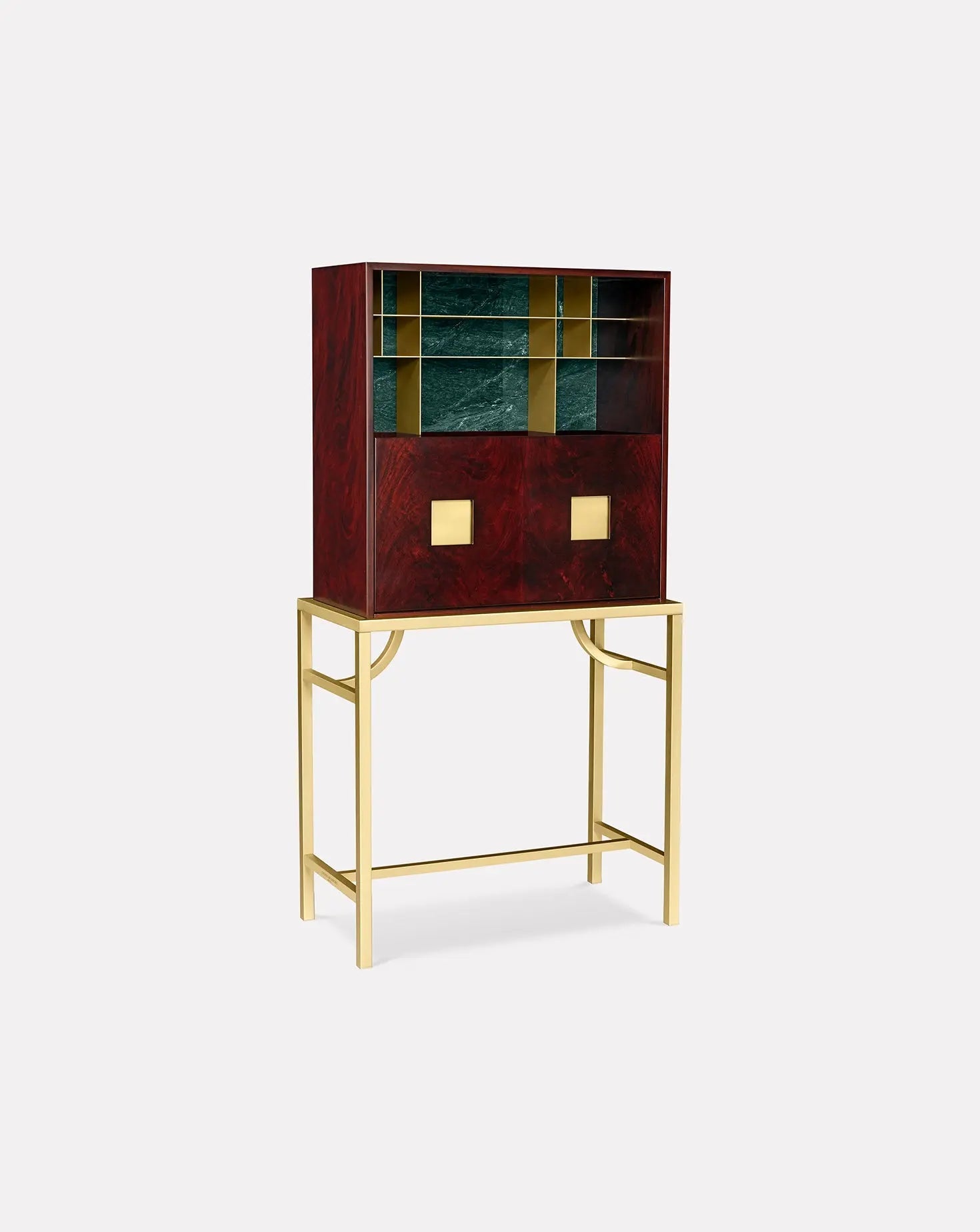 Paolo Rizzatto Zuan Mahogany Wood Large Cabinet