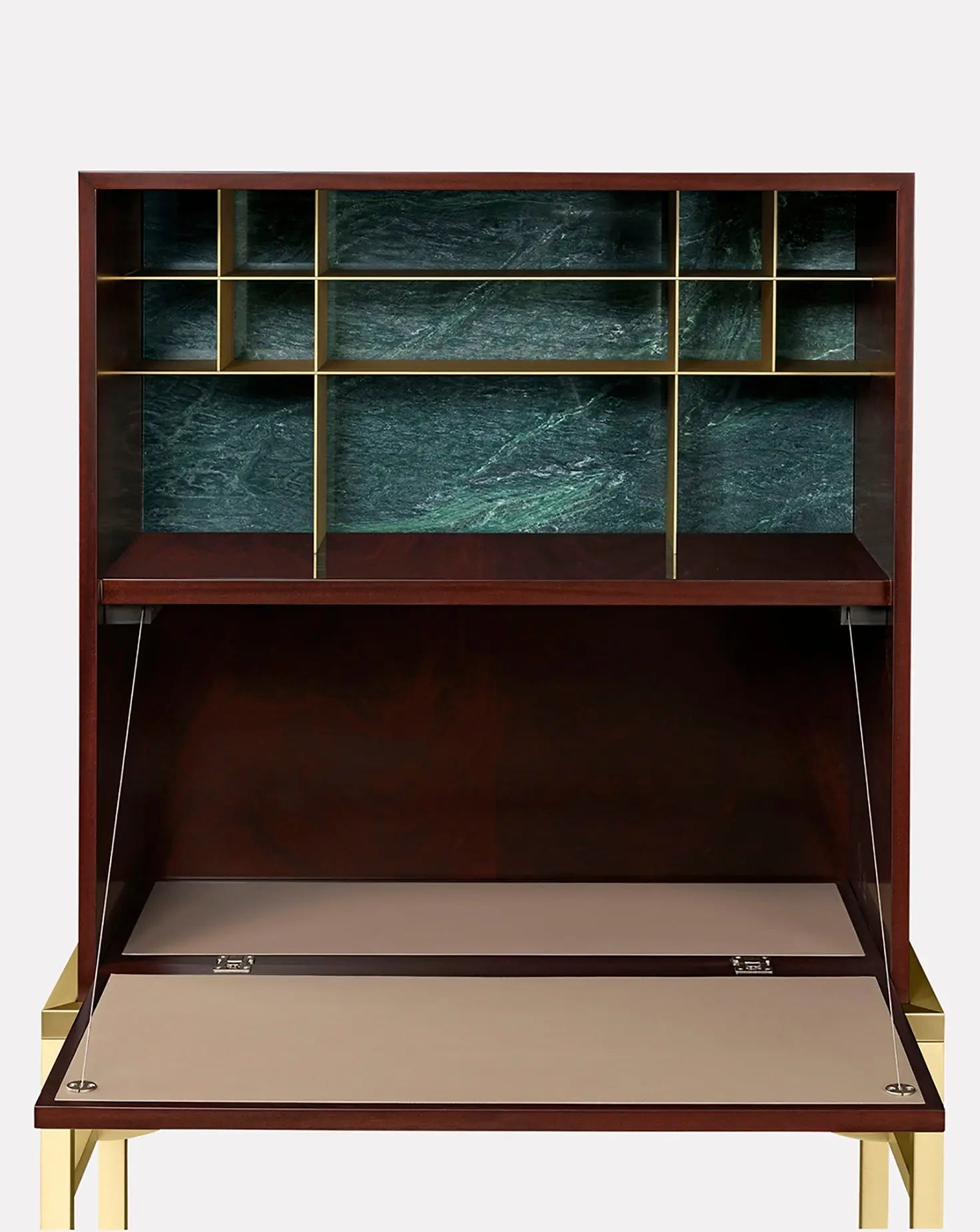 Paolo Rizzatto Zuan Mahogany Wood Large Cabinet