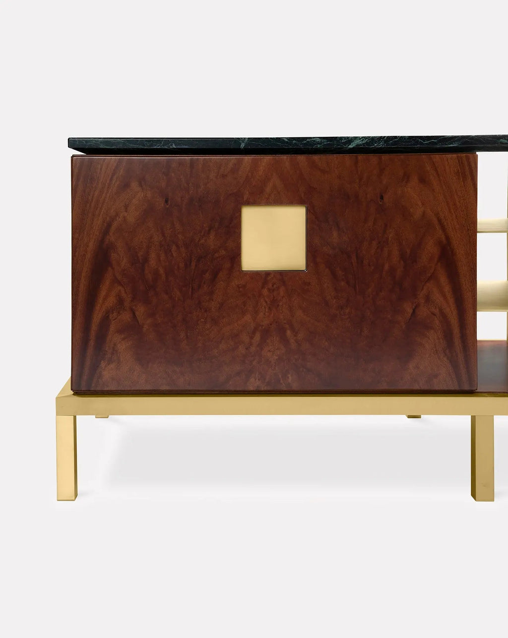 Paolo Rizzatto Zuan Mahogany Wood Living Cabinet