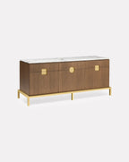 Paolo Rizzatto Zuan Oak Wood Dining Cabinet