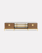 Paolo Rizzatto Zuan Oak Wood Living Cabinet