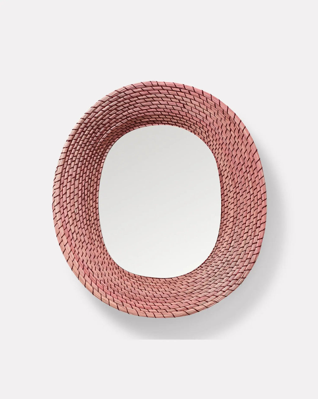 Killa Purple Red Wall Mirror Oval