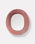 Killa Purple Red Wall Mirror Oval