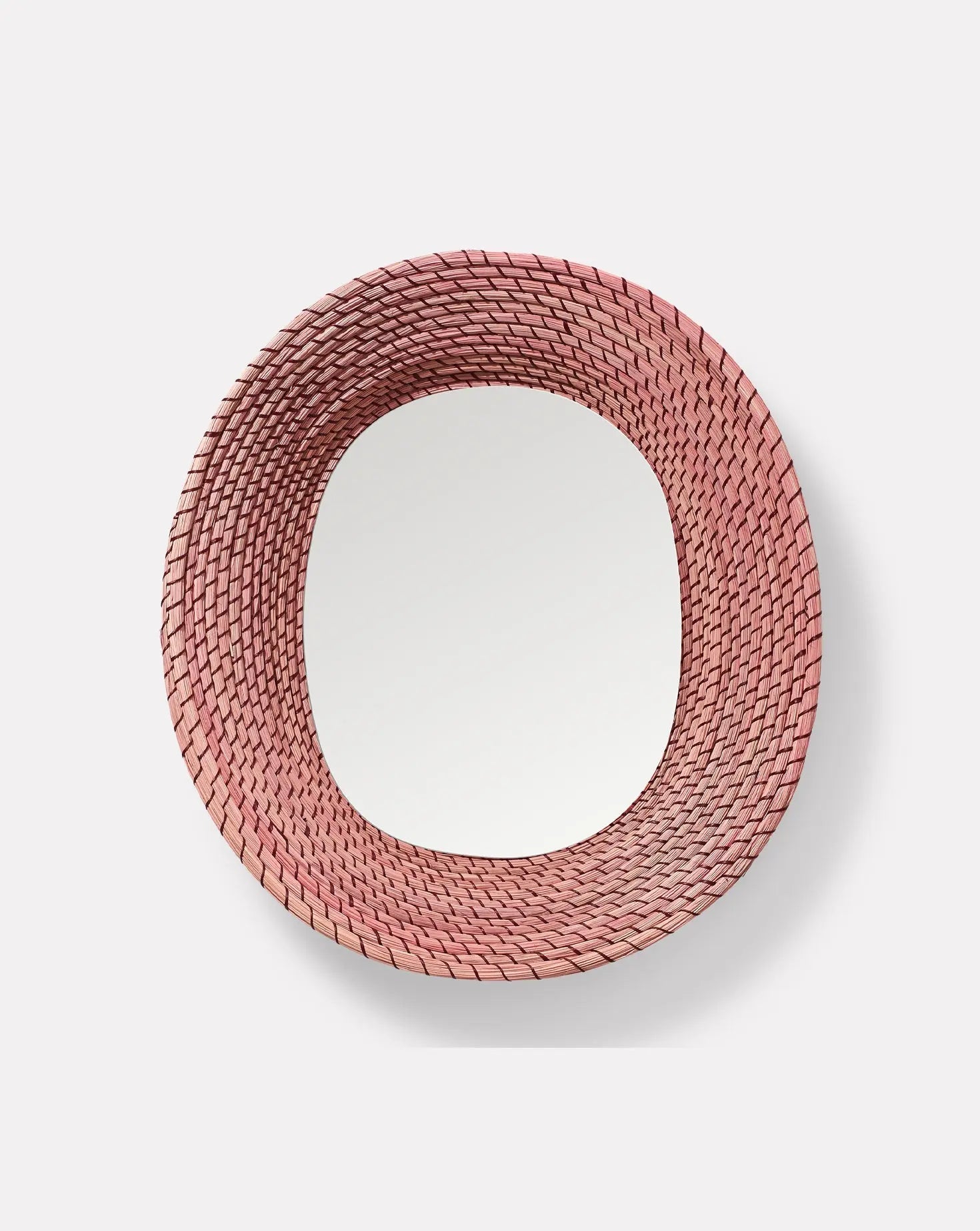 Killa Purple Red Wall Mirror Oval