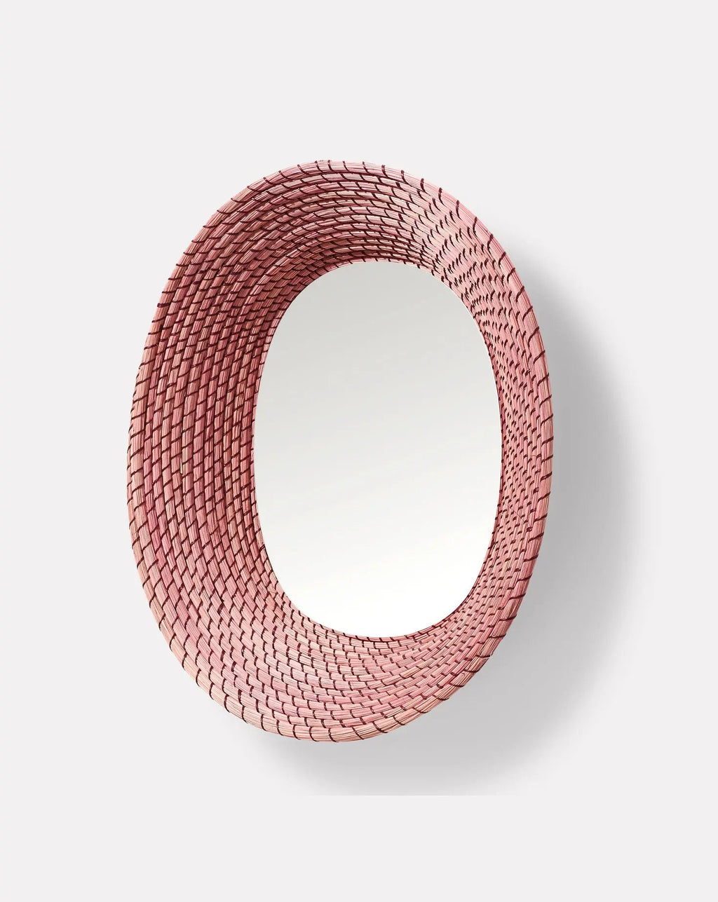 Killa Purple Red Wall Mirror Oval