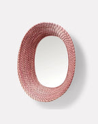 Killa Purple Red Wall Mirror Oval